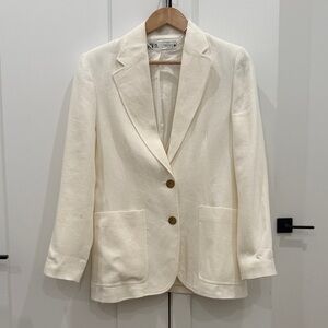 Zara Linen Blazer